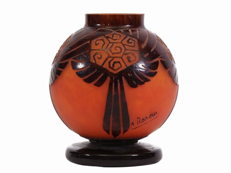 Vaso le Verre Français Decoro "draperies"