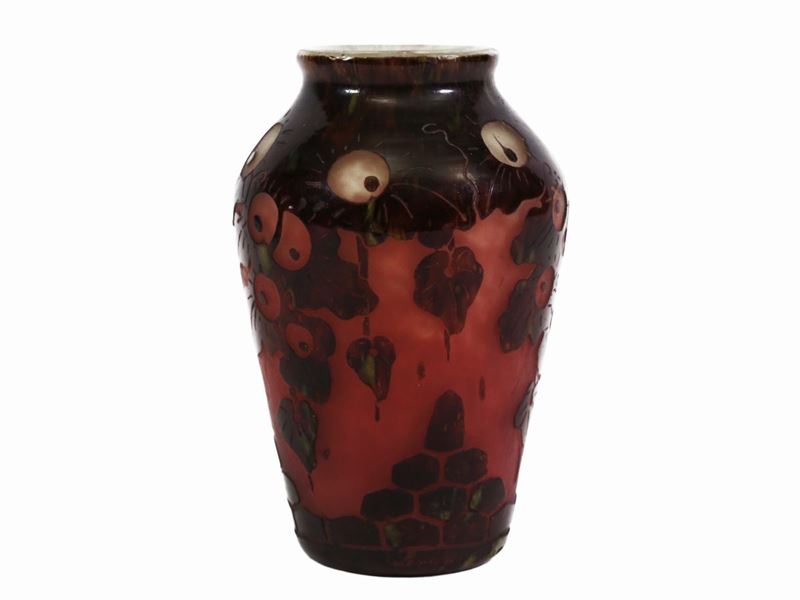 Vaso le Verre Français Decoro "chenes"