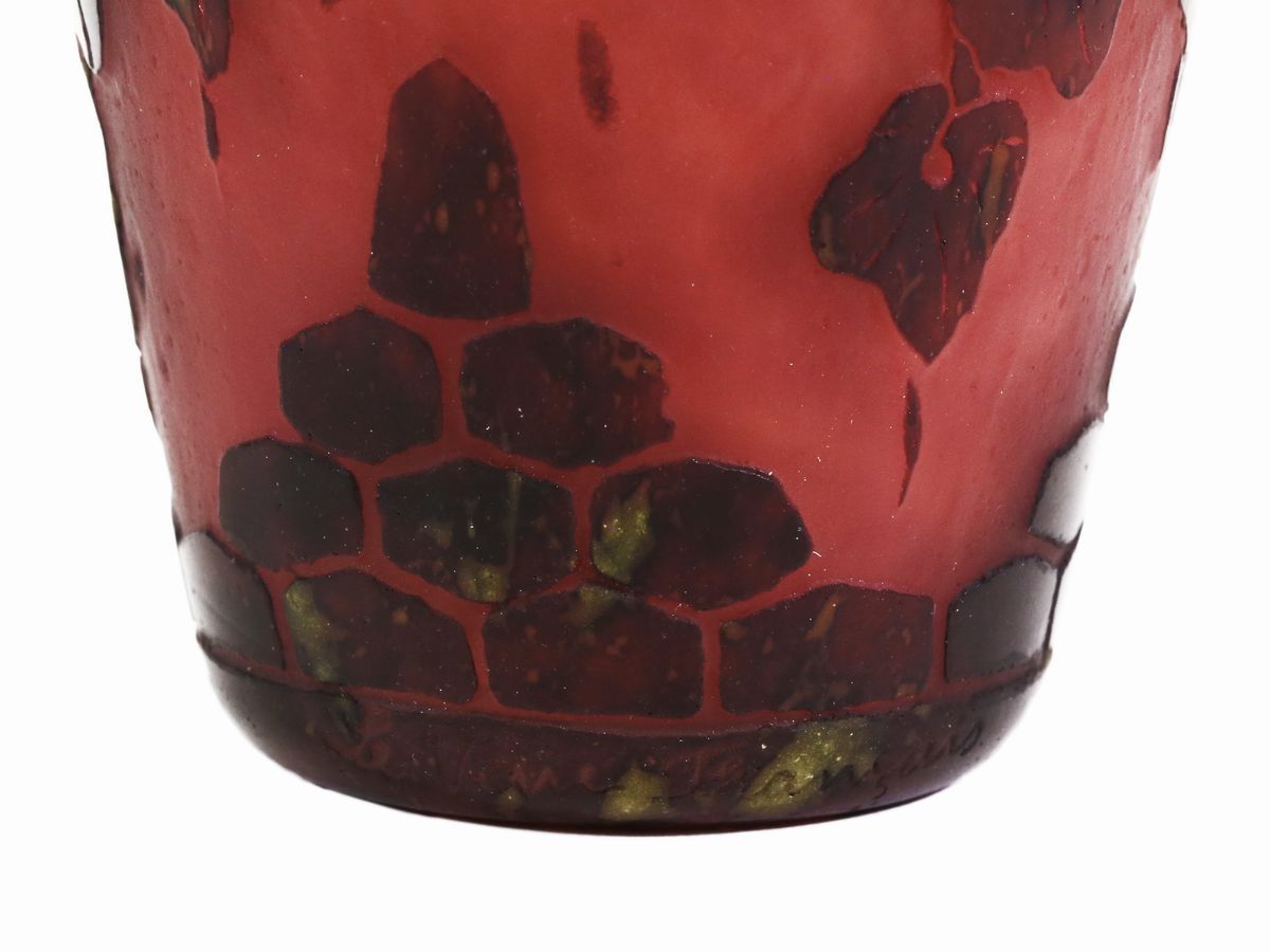 Vaso le Verre Français Decoro "chenes"