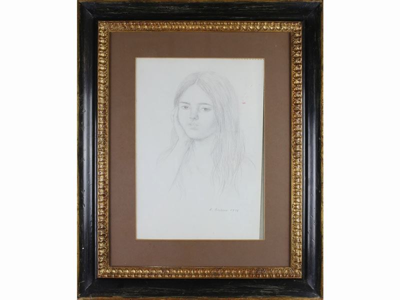 Antonio Bueno - Ritratto di Isabella 1971