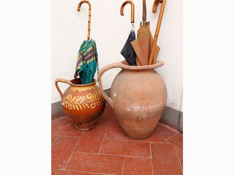 Due Orcetti in Terracotta Popolare