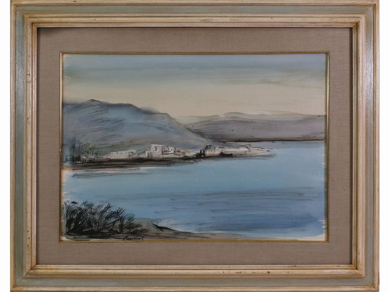 Domenico Purificato - Paesaggio Lacustre