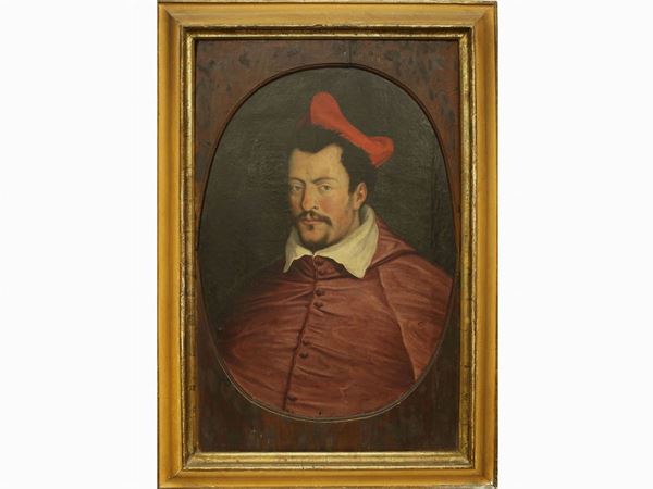 Scuola di Alessandro Allori - Ferdinando de' Medici in cardinal dress