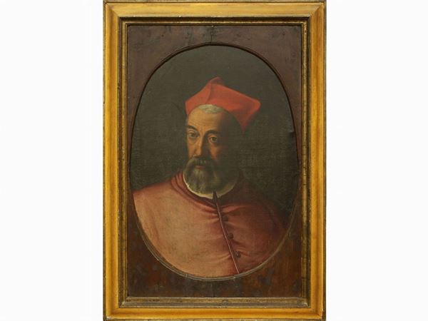 Scuola fiorentina della fine del XVI secolo - Portrait of a cardinal