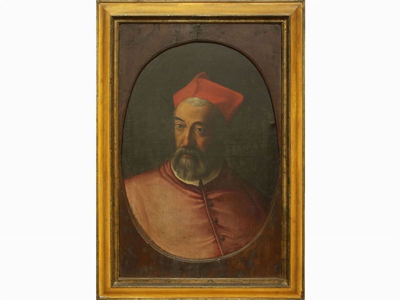 Scuola Fiorentina della Fine del XVI Secolo - Ritratto di Cardinale
