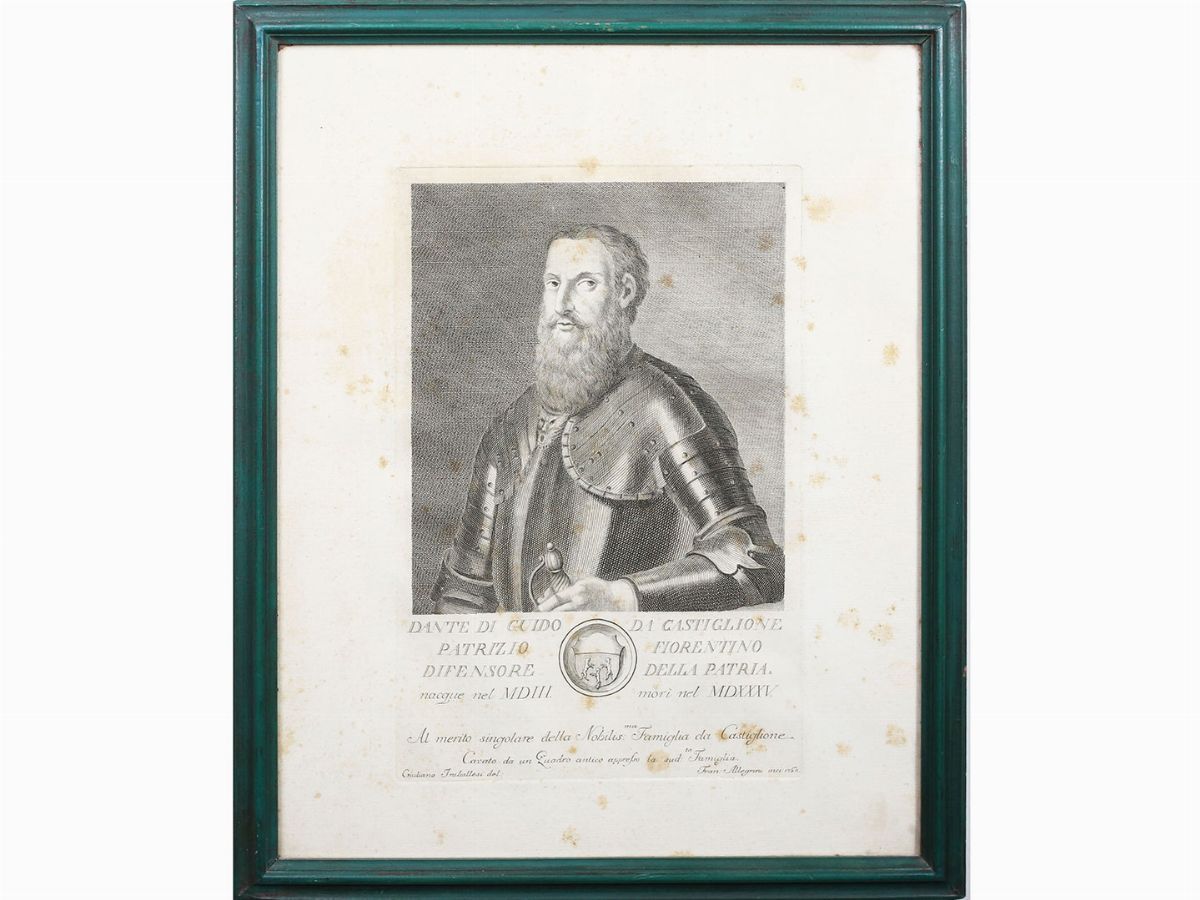 Francesco Allegrini - Ritratti di Personaggi Illustri