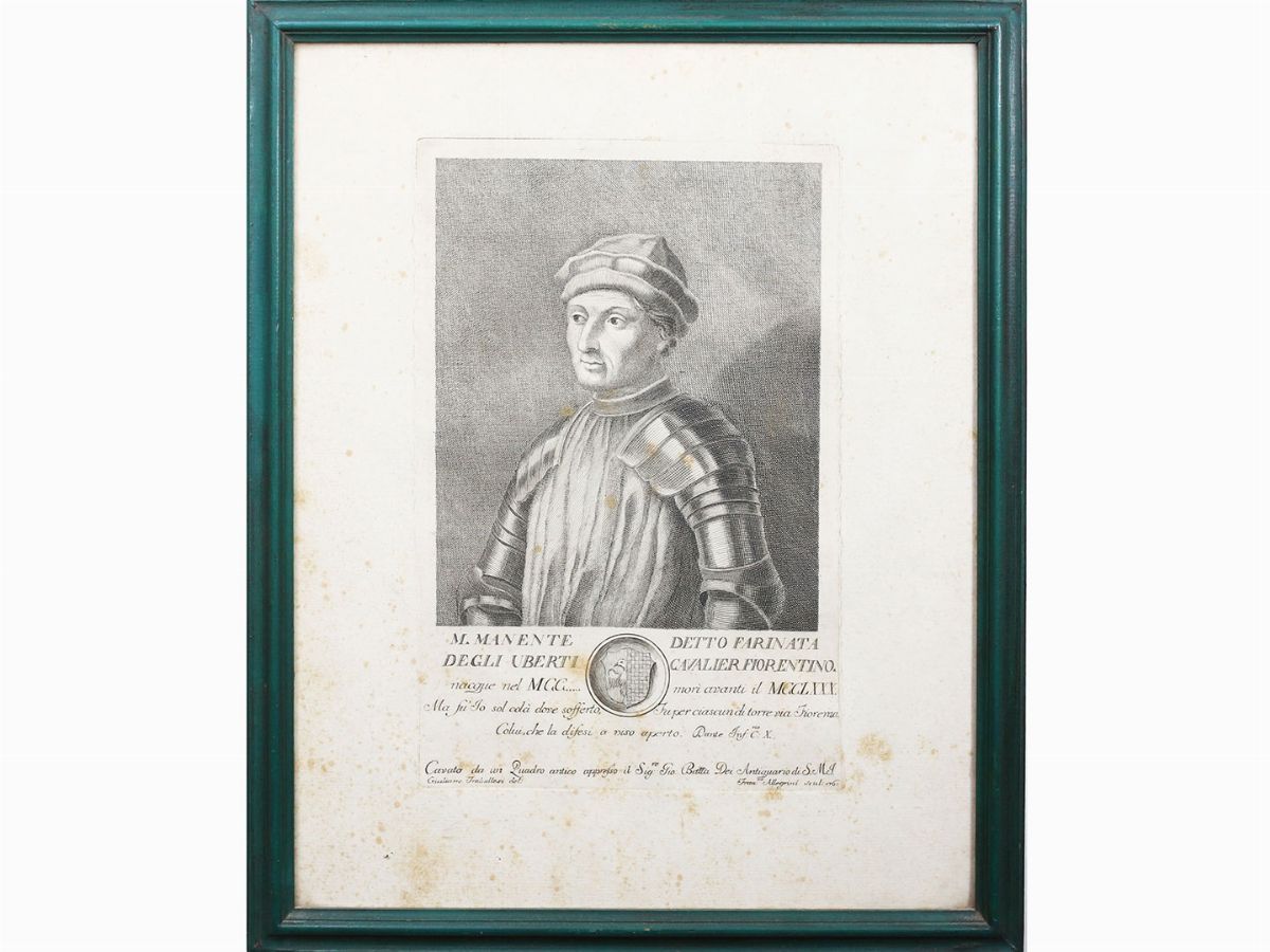 Francesco Allegrini - Ritratti di Personaggi Illustri