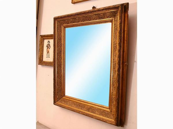 Giltwood and plaster frame  (19th / 20th century)  - Auction Furniture and Paintings from the Ancient Fattoria Franceschini, partly from Villa I Pitti - Maison Bibelot - Casa d'Aste Firenze - Milano