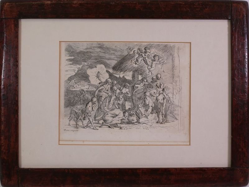 Da Pietro Testa (1612-1650) - Adorazione dei Pastori
