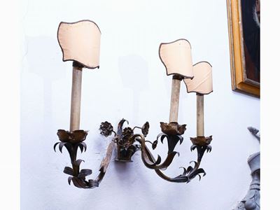 Coppia di Appliques in Tole