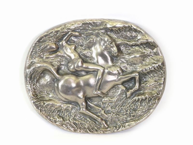 Pericle Fazzini - Placca in Argento