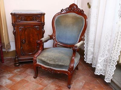 Poltrona in Mogano
