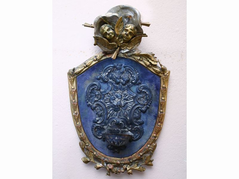 Acquasantiera in Argento
