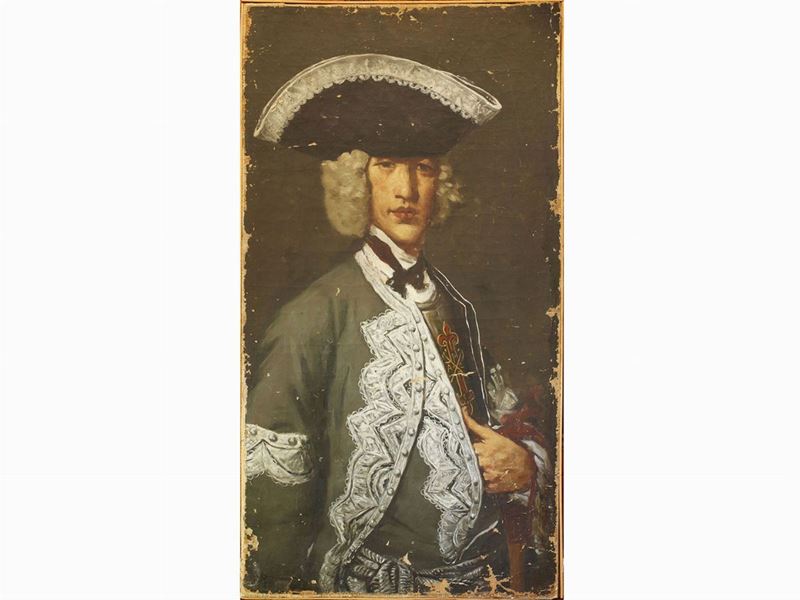 Da Giuseppe Vittore Ghislandi Detto fra' Galgario - Ritratto di Cavaliere Dell'ordine Costantinia...