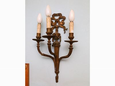 Coppia di Appliques in Bronzo