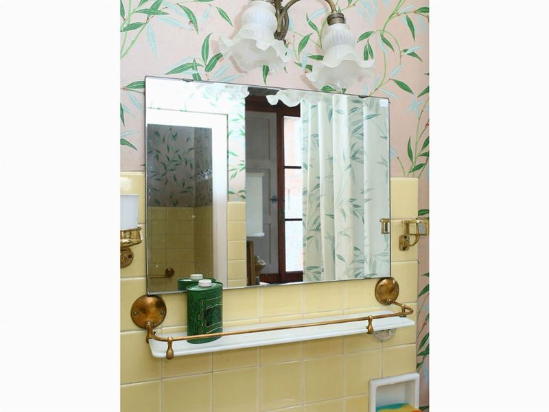 Set di Accessori per Sala da Bagno in Ottone