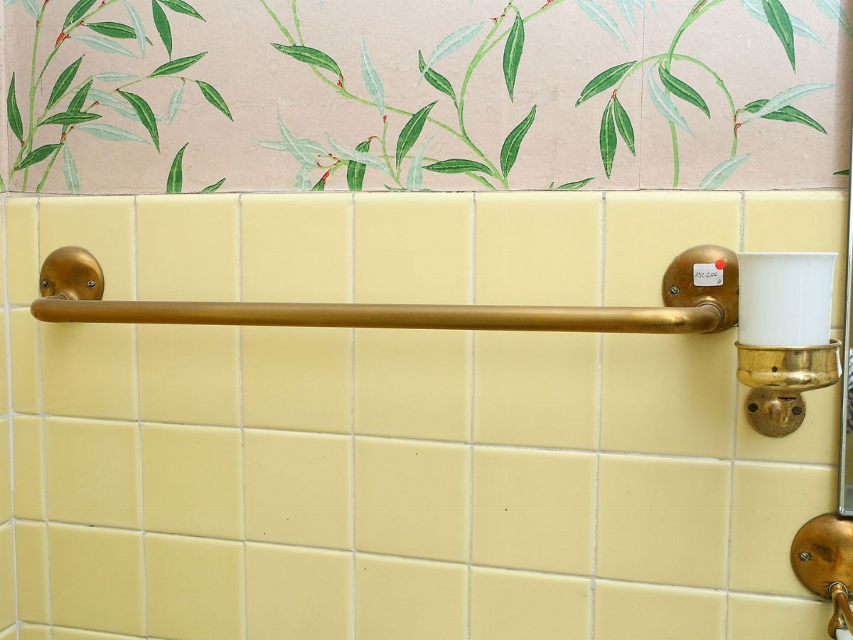 Set di Accessori per Sala da Bagno in Ottone