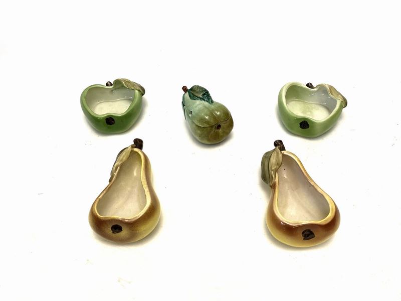 Lotto di Accessori per la Tavola in Ceramica