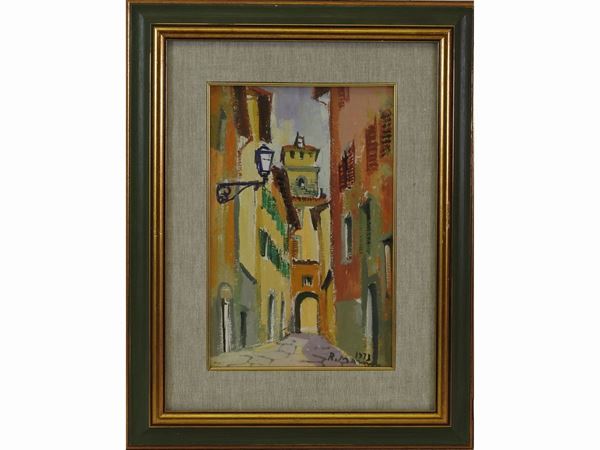 Rodolfo Marma : Chiasso Ricasoli 1973  ((1923-1999))  - Auction The florentine house of a milanese collector: important glasses, objects of art and contemporary art - Maison Bibelot - Casa d'Aste Firenze - Milano
