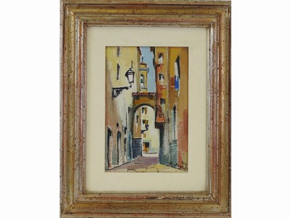 Rodolfo Marma : Via dei Sapiti 1973  ((1923-1999))  - Auction The florentine house of a milanese collector: important glasses, objects of art and contemporary art - Maison Bibelot - Casa d'Aste Firenze - Milano