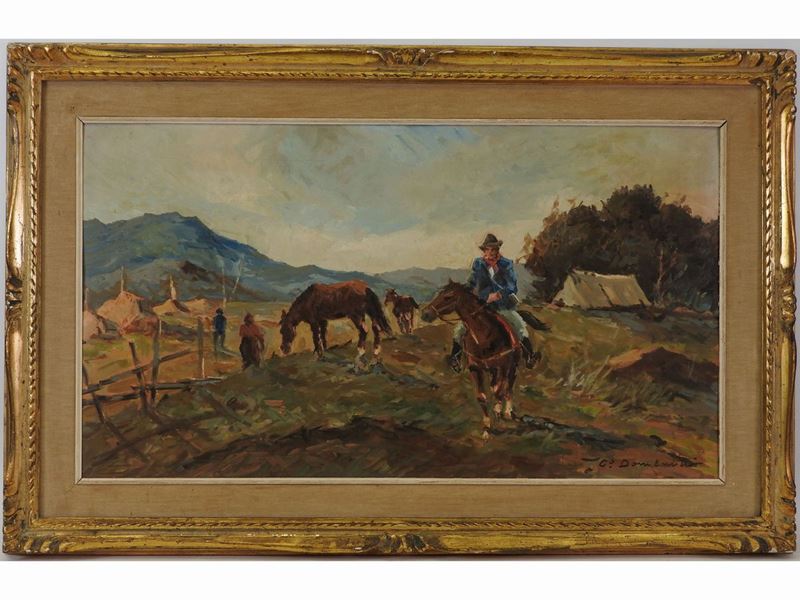 Carlo Domenici - Uomini a Cavallo
