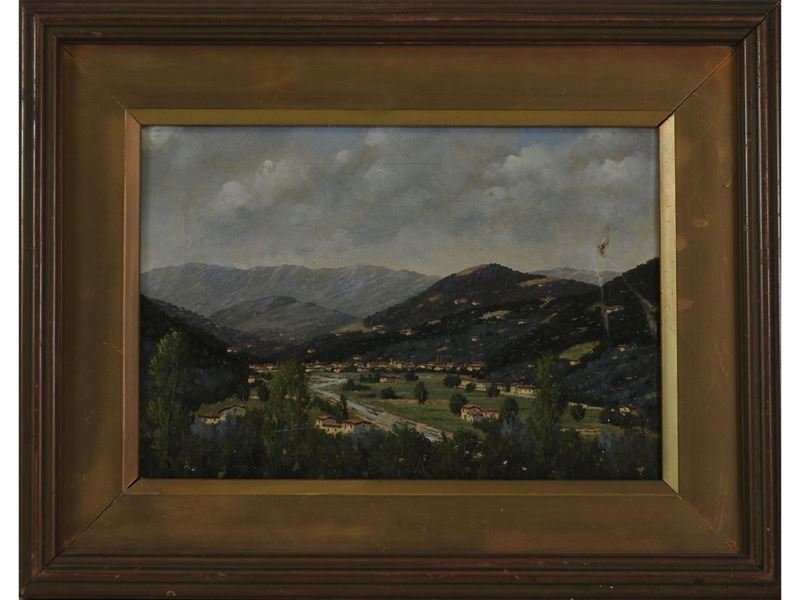Giacomo Delcroix - Paesaggio Toscano