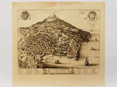 Catane Ou Catania Ville De la Sicile/catana Patria S. Agathae Virg. Et Mart.