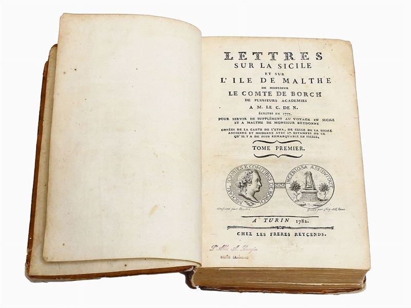 Michel Jean De Borch - Lettres Sur la Sicile Et Sur L'ile De Malthe ...