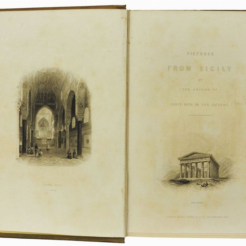 William Henry Bartlett - Pictures From Sicily By The Author Of Forty Days in The Desert