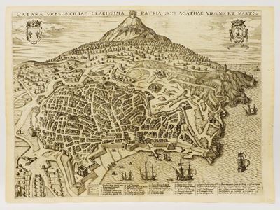 Catana Urbs Siciliae Clarissima Patria Sc.te Agathae Virgins Et Mart