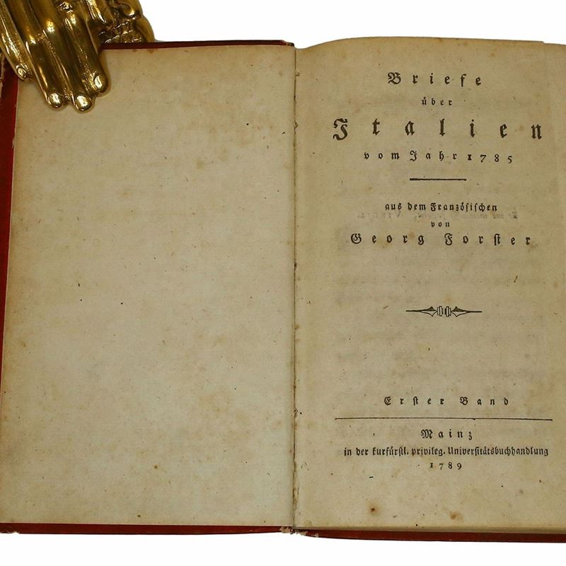 Charles Marguerite Jean Baptiste Mercier Dupaty - Briefe Uber Italien Vom Jahr 1785 Aus Dem Franz...