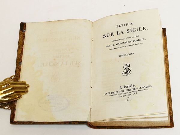 Marie Joseph de Foresta - Lettres sur la Sicile: écrites pendant l'été de 1805