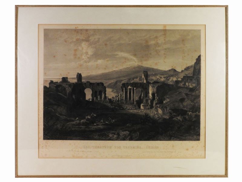 Karl Ludwing Lincke - Das Theathrum Von Taormina - Sicilien