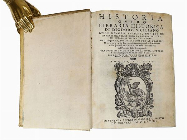 Diodorus Siculus - Historia ouero Libraria historica ...