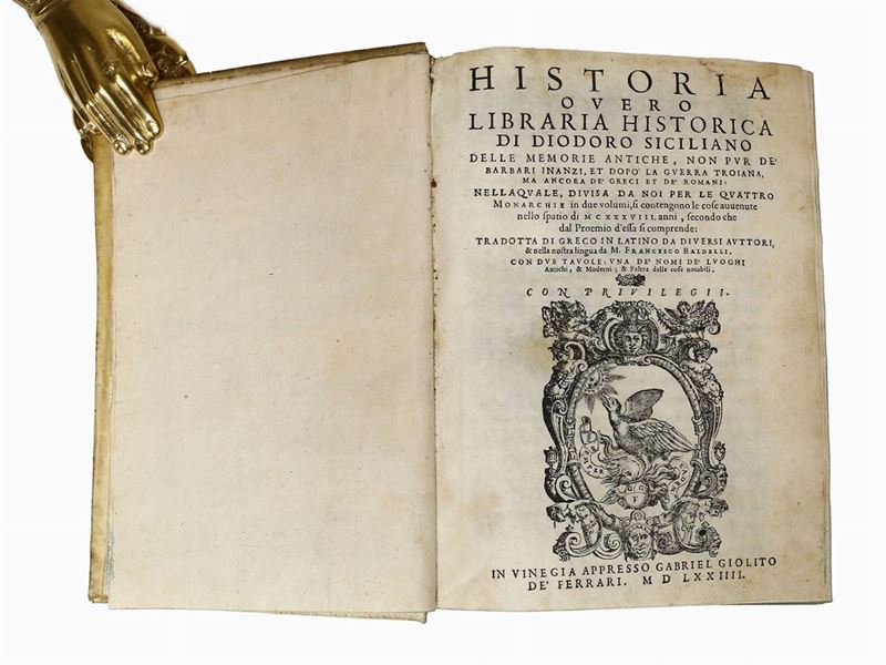 Diodorus Siculus - Historia Ouero Libraria Historica ...