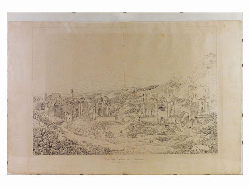 Jacques Martin Bence - Restes Du Theatre De Taormine
