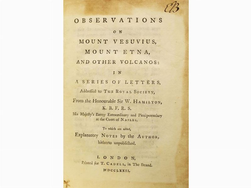 William Hamilton - Observations On Mount Vesuvius, Mount Etna, And Other Volcanos ...