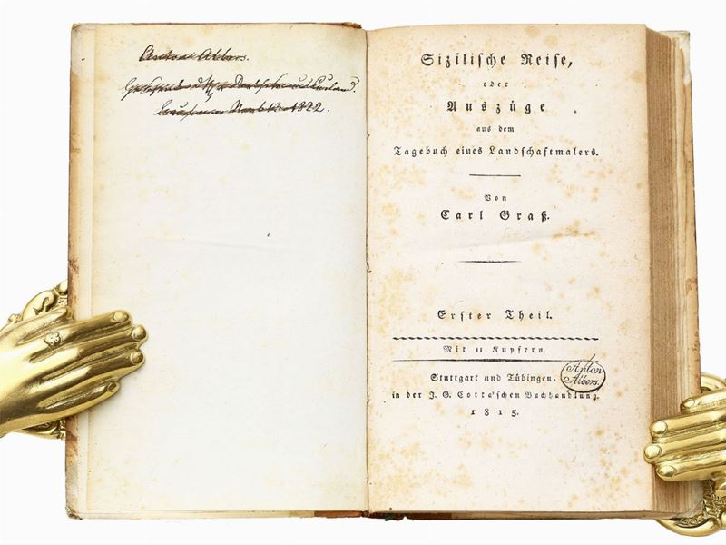 Karl Gotthard Grass - Sizilische Reise, Oder Auszuge Aus Dem Tagebuch Eines Landschaftmalers