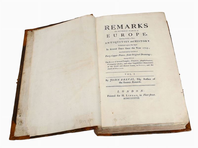 John Breval - Remarks On Several Parts Of Europe ...
