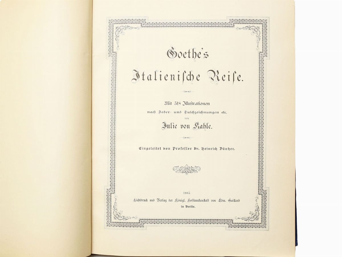 Goethe's Italienische Reise ...