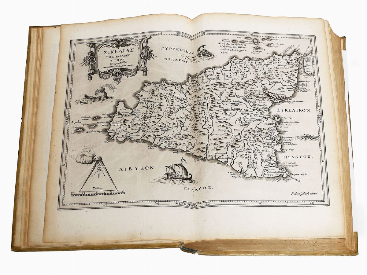 Philipp CLüver - Sicilia Antiqua; Cum Minoribus Insulis, Ei Adjacentibus. ...