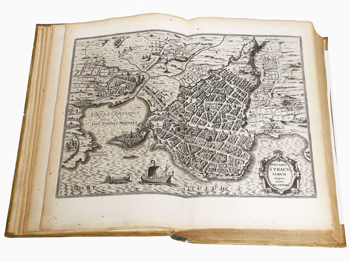 Philipp CLüver - Sicilia Antiqua; Cum Minoribus Insulis, Ei Adjacentibus. ...