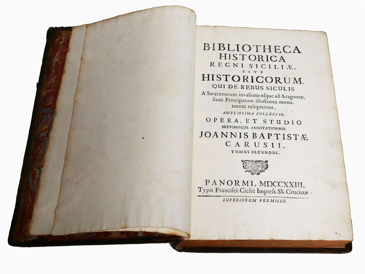 Giovanni Battista Caruso - Bibliotheca Historica Regni Siciliae ...