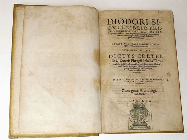 Diodorus Siculus - Diodori Siculi Bibliothecae historicae libri XV ...