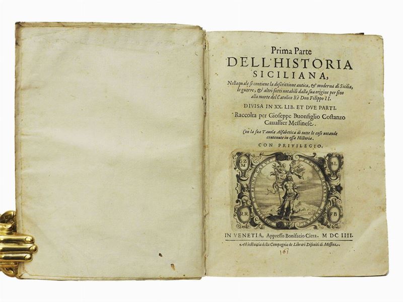 Giuseppe Buonfiglio Costanzo - Dell'historia Siciliana ...