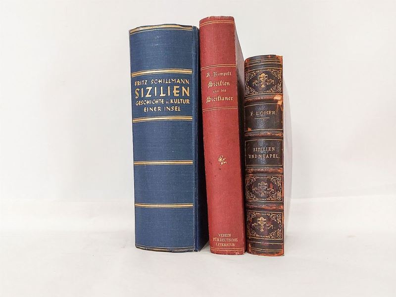 Lotto di Tre Guide D'epoca della Sicilia
