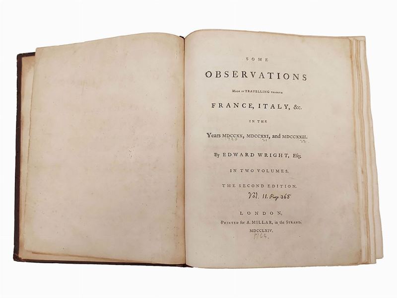 Edward Wright - Some Observations Made in Travelling Through France, Italy, &C. in The Years 1720...
