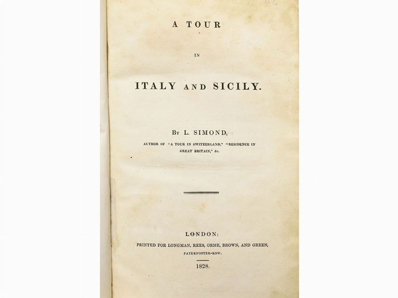 Louis Simond - A Tour in Italy And Sicily