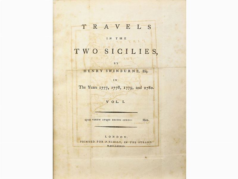 Henry Swinburne - Travels in The Two Sicilies ...