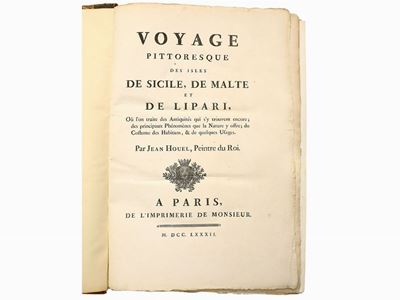 Voyage Pittoresque Des Isles De Sicile, De Malte Et De Lipari ...